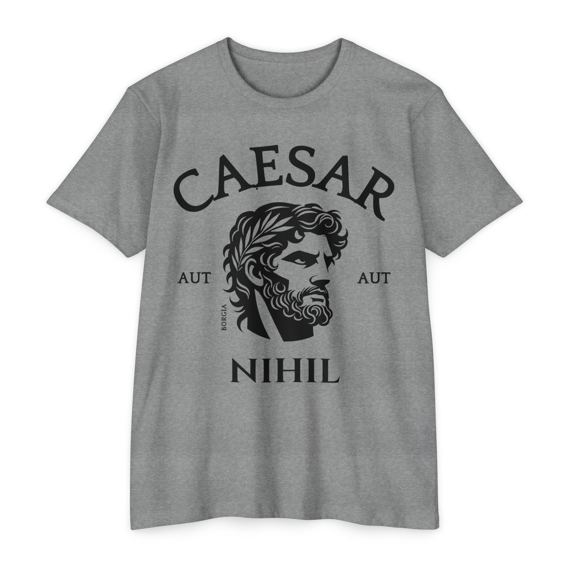 Aut Caesar aut nihil grey tee