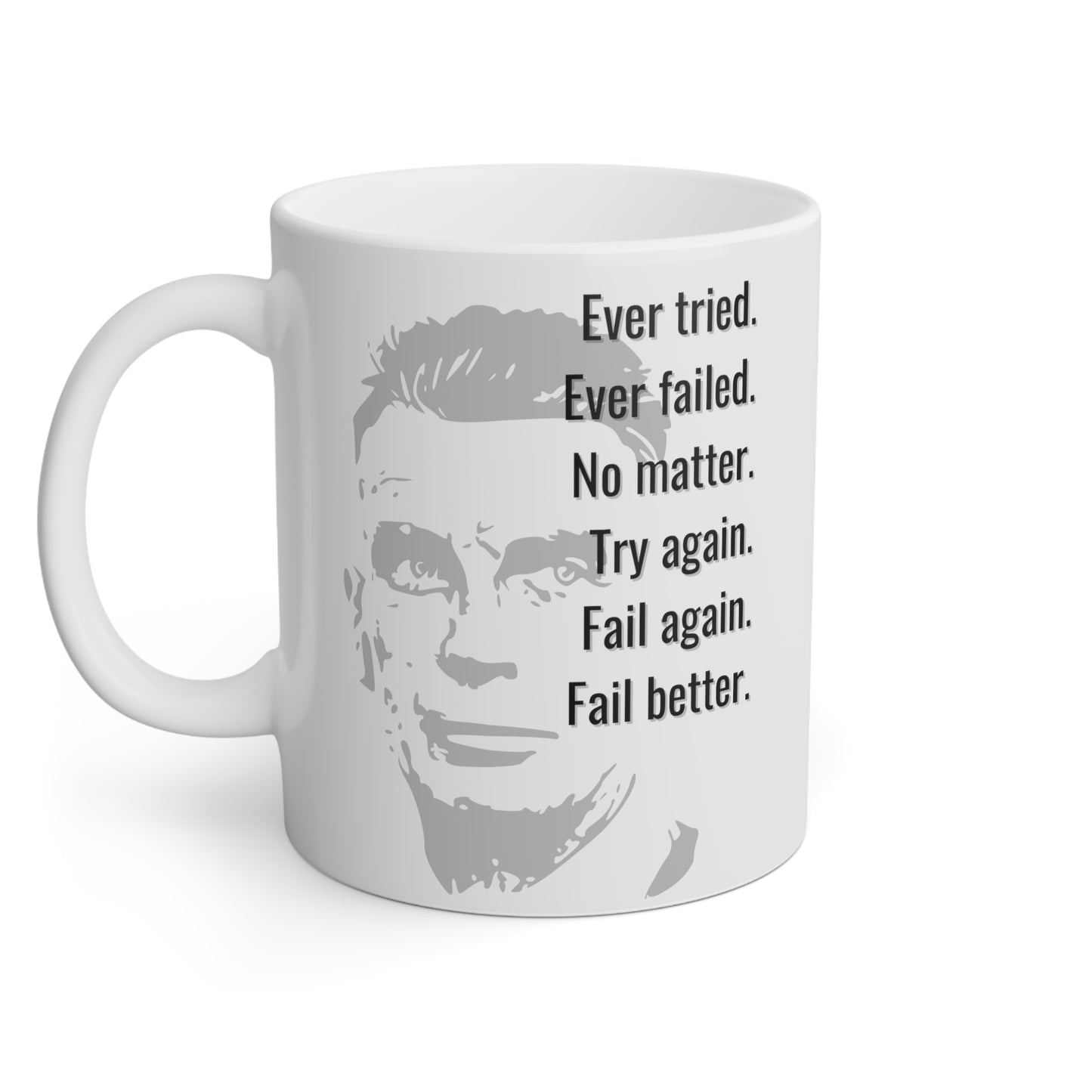 Samuel Beckett: Ever tried. Ever Failed. No matter. Try again. Fail again. Fail better.