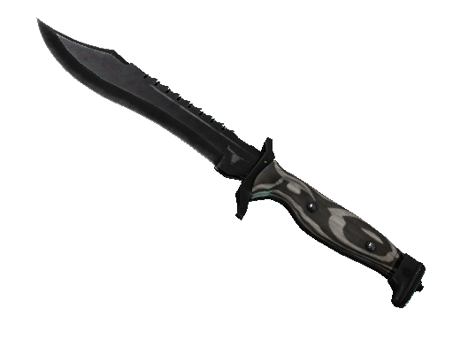 ★ Bowie Knife | Black Laminate (Well-Worn)