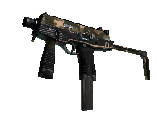 MP9 | Black Sand (Well-Worn)