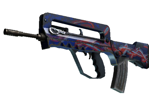 FAMAS | Afterimage (Well-Worn)