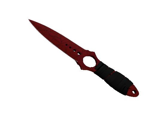 ★ Skeleton Knife | Crimson Web (Well-Worn)