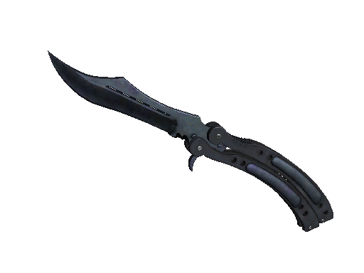 ★ Butterfly Knife | Blue Steel (Well-Worn)