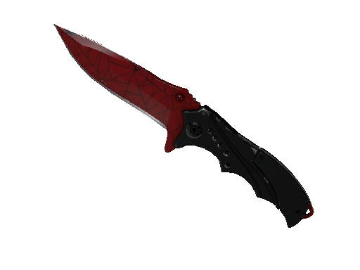 ★ Nomad Knife | Crimson Web (Well-Worn)