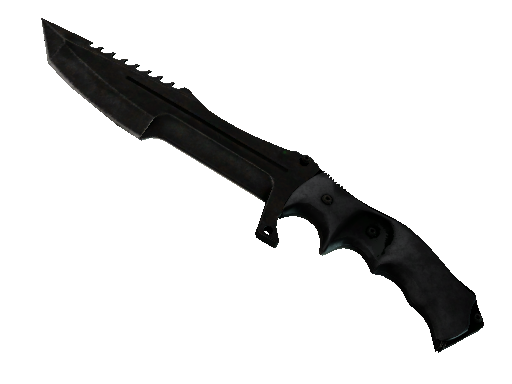 ★ Huntsman Knife | Black Laminate (Battle-Scarred)